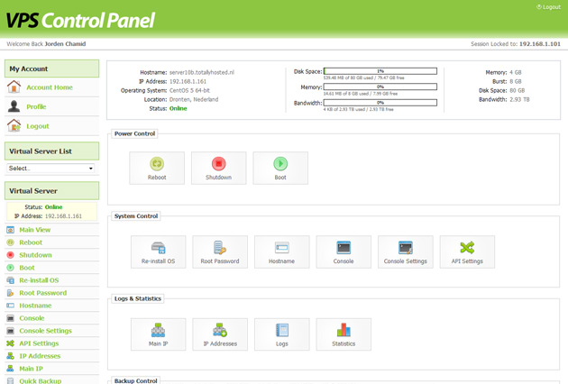 VPS screenshot #3